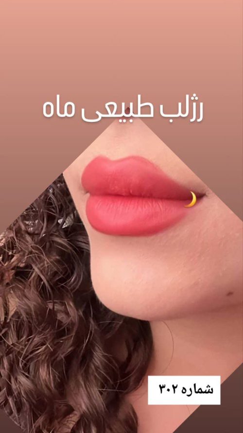 رژلب طبیعی ماه کد 302 - Image 2